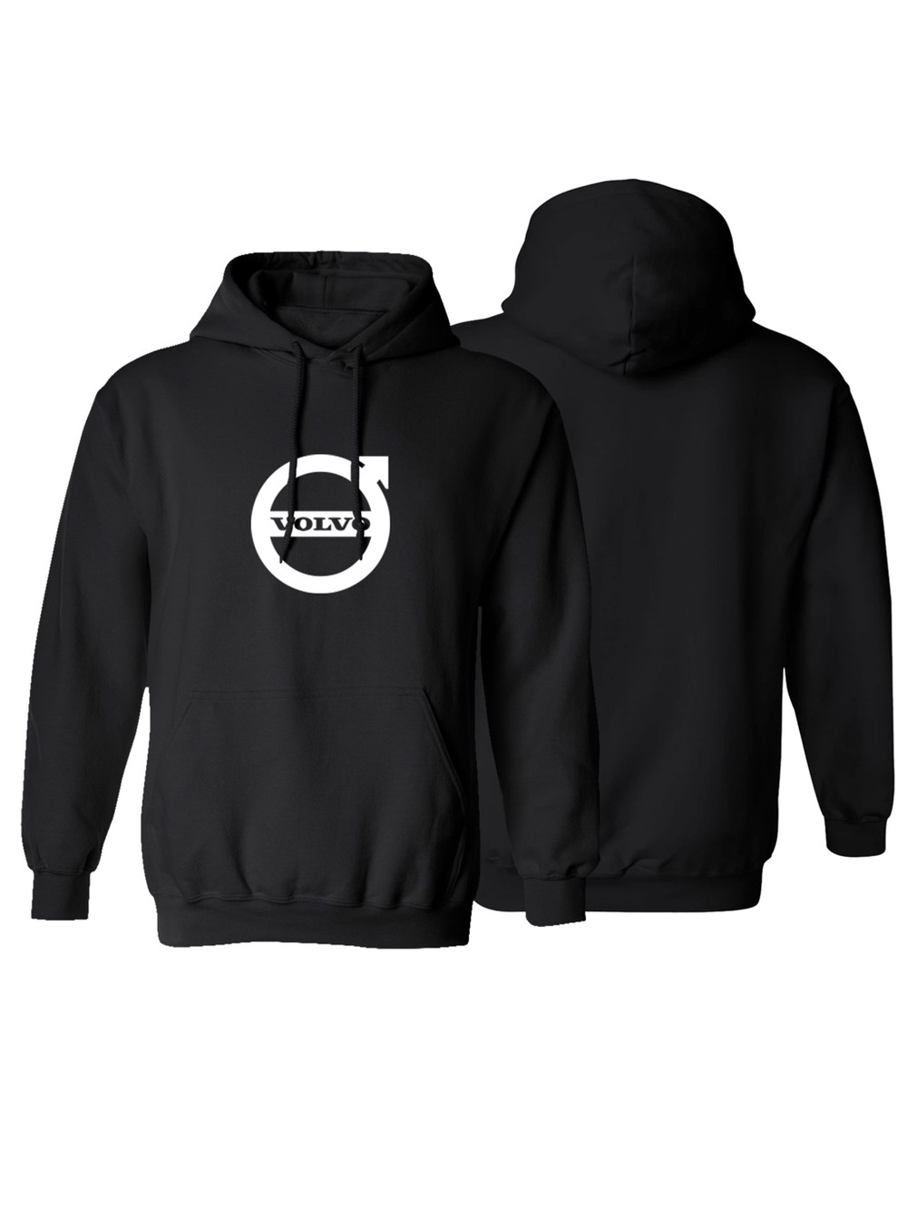Men’s Volvo Pullover Hoodie Black
